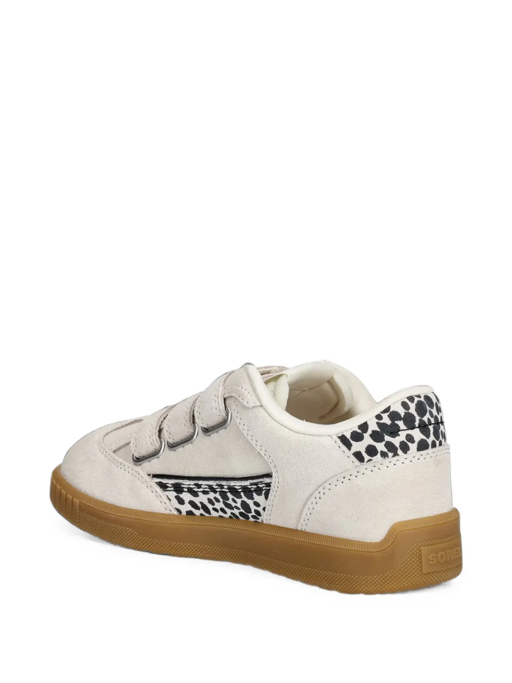 SOREL Ona animal-print touch-strap sneakers Beige