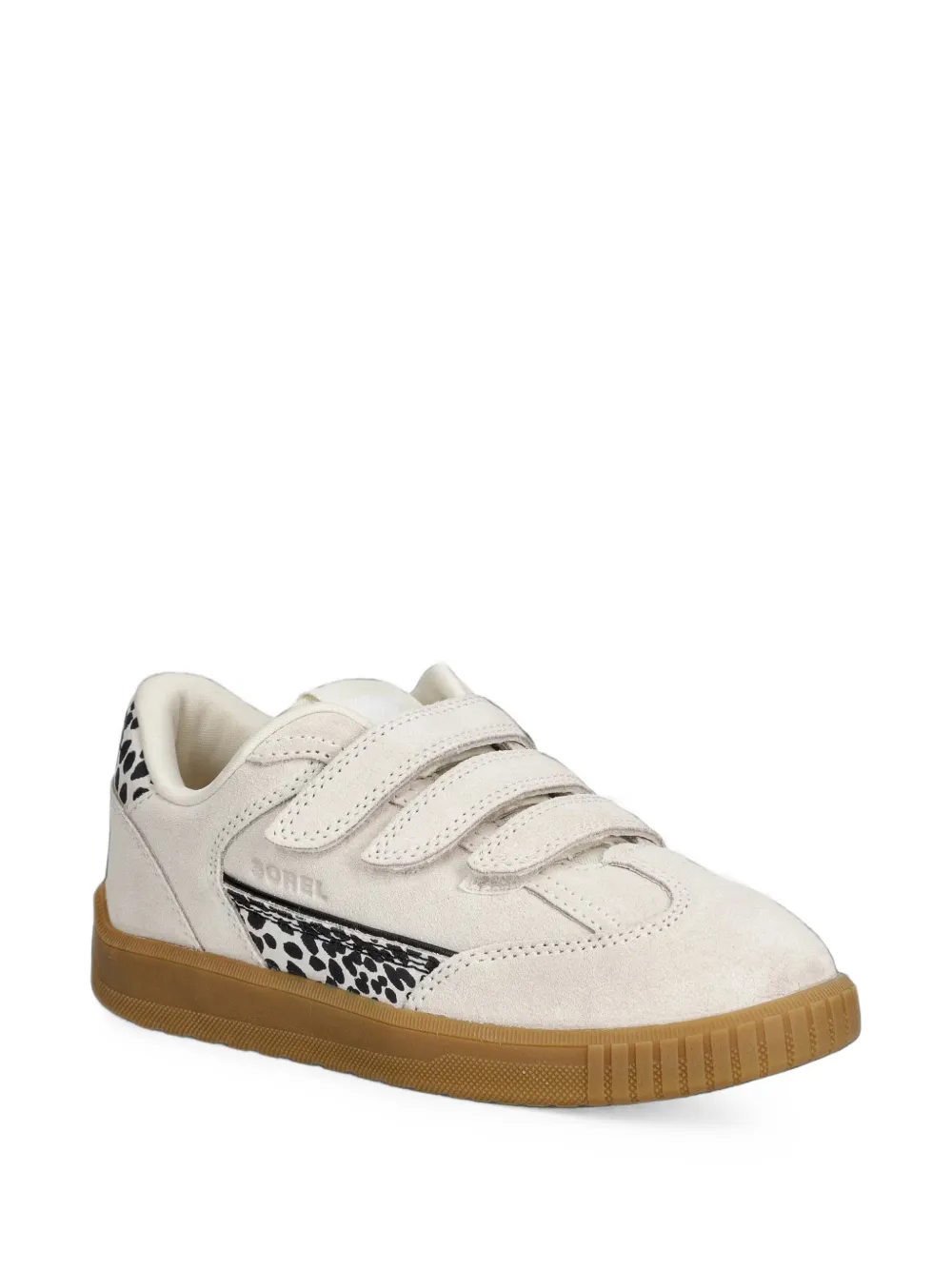SOREL Ona animal-print touch-strap sneakers Beige