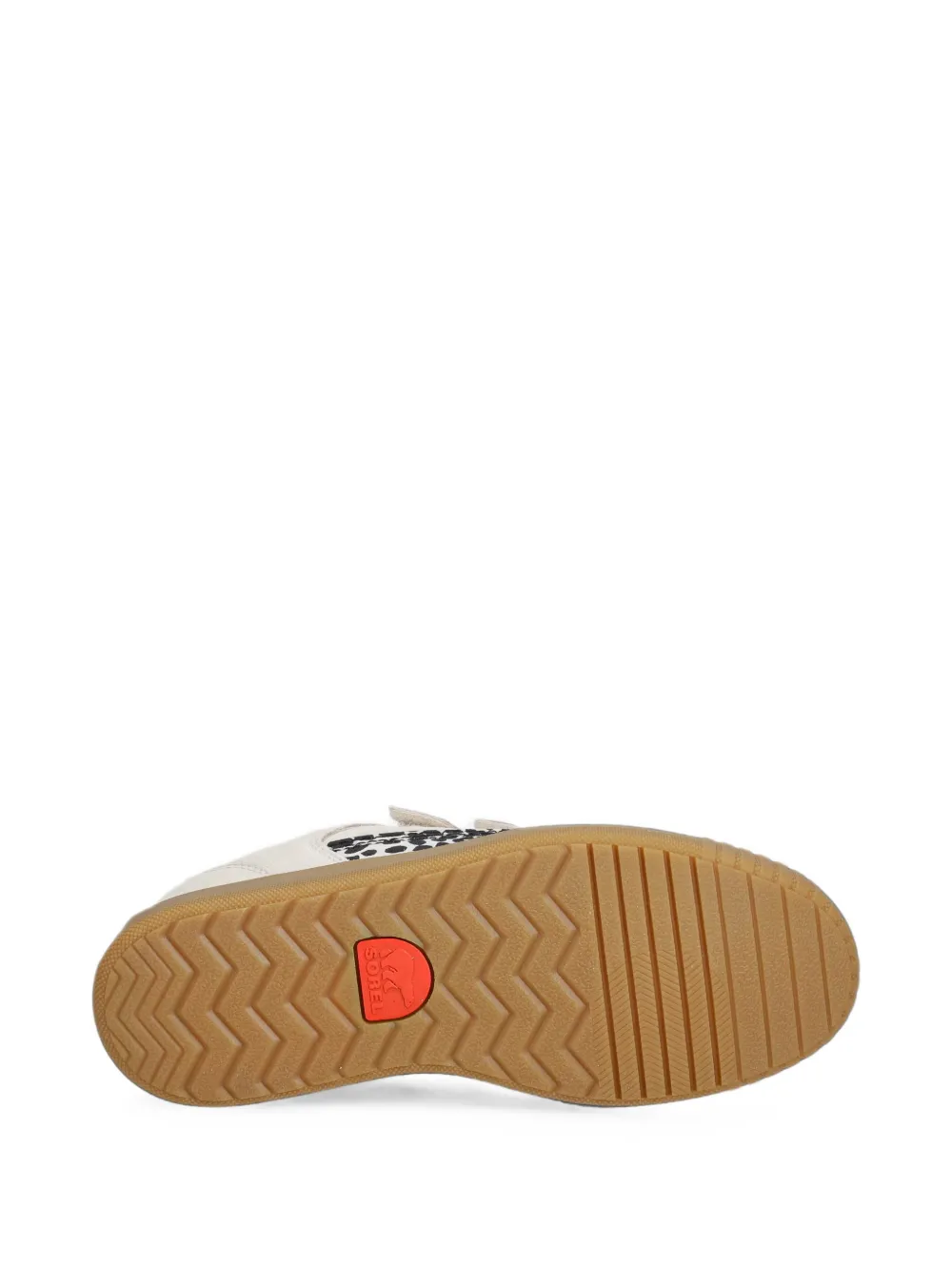 SOREL Ona animal-print touch-strap sneakers Beige