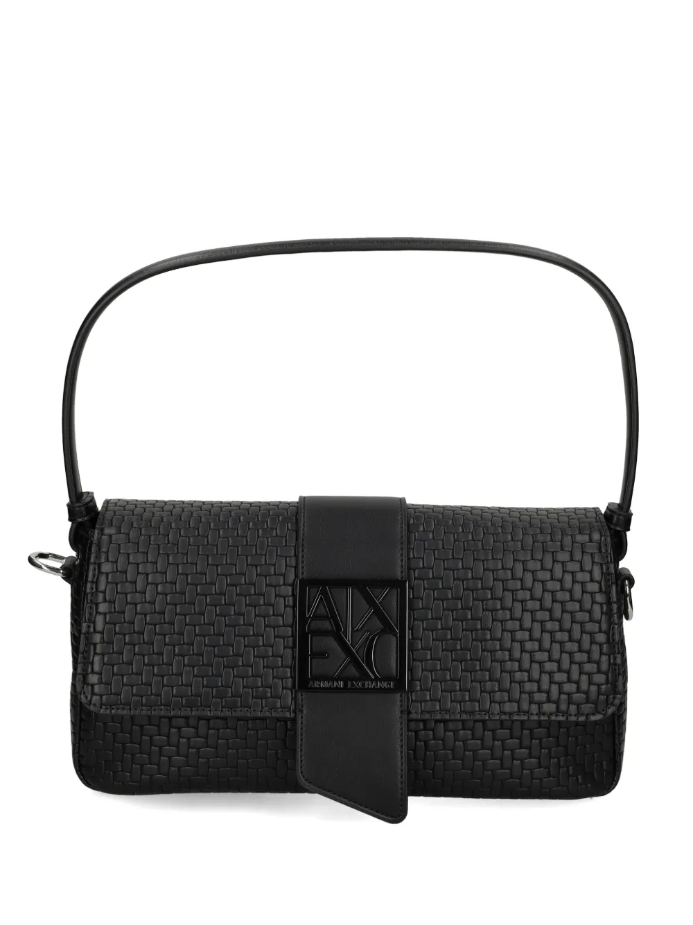 Armani Exchange woven logo tote bag - Nero