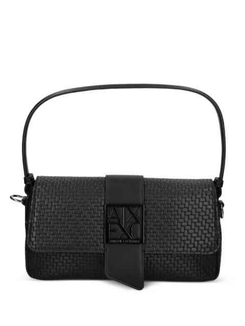 Armani Exchange woven logo tote bag