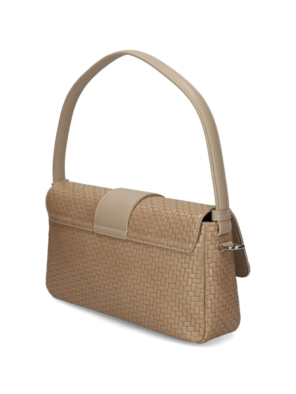 Armani Exchange Shopper met geweven vlak Beige