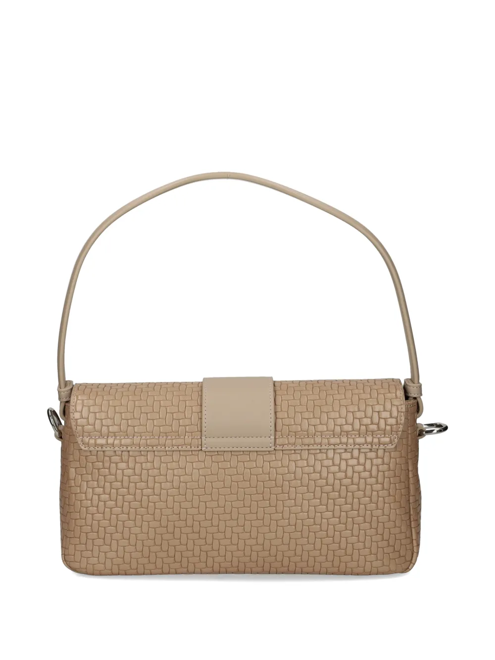 Armani Exchange Shopper met geweven vlak Beige