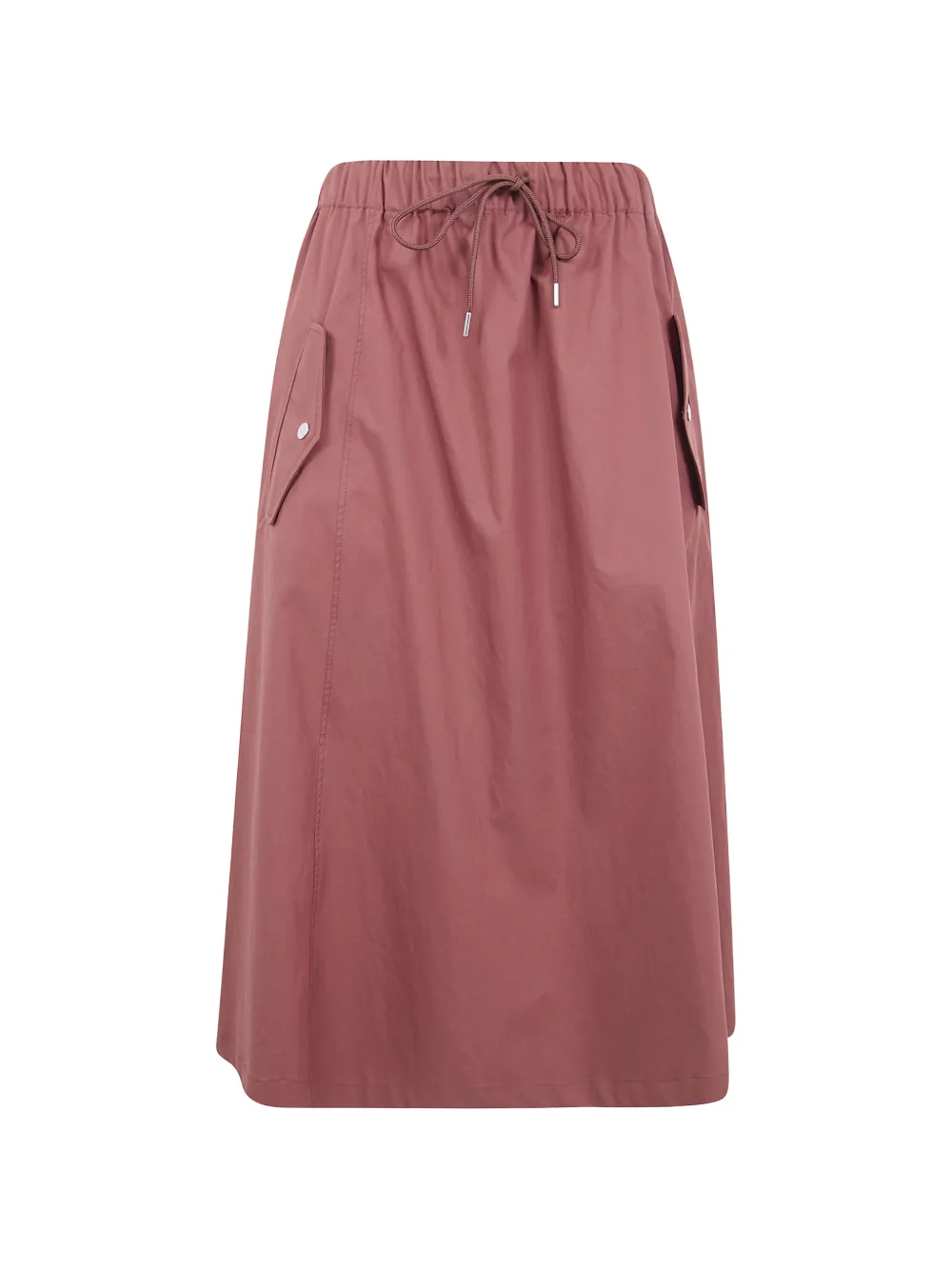 Paul Smith drawstring-fastening A-line midi skirt - Rot