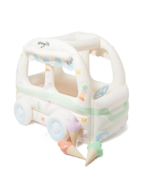 Sunnylife Kids ice-cream-print inflatable playhouse