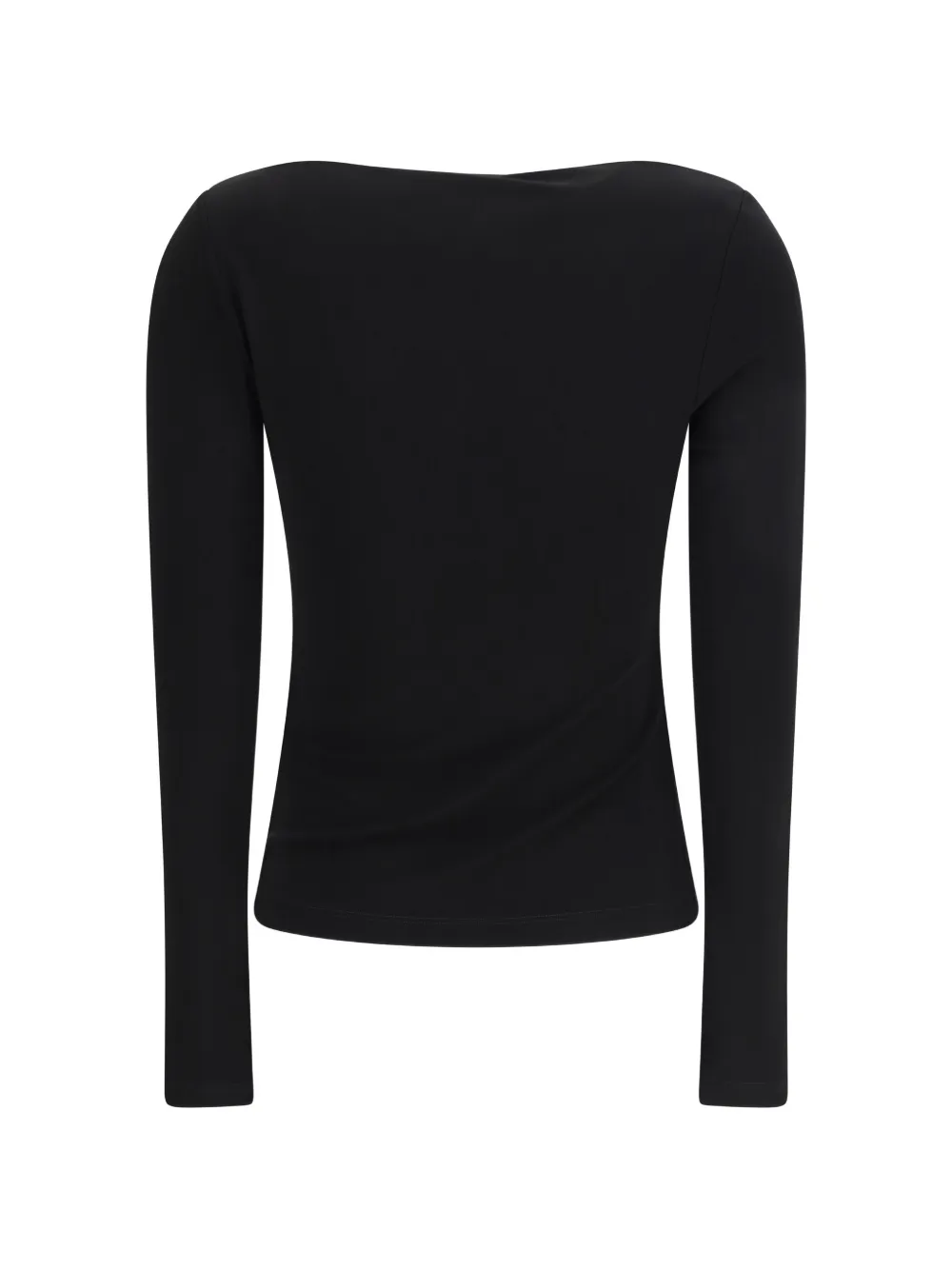 Max Mara ruched long-sleeve top - Schwarz