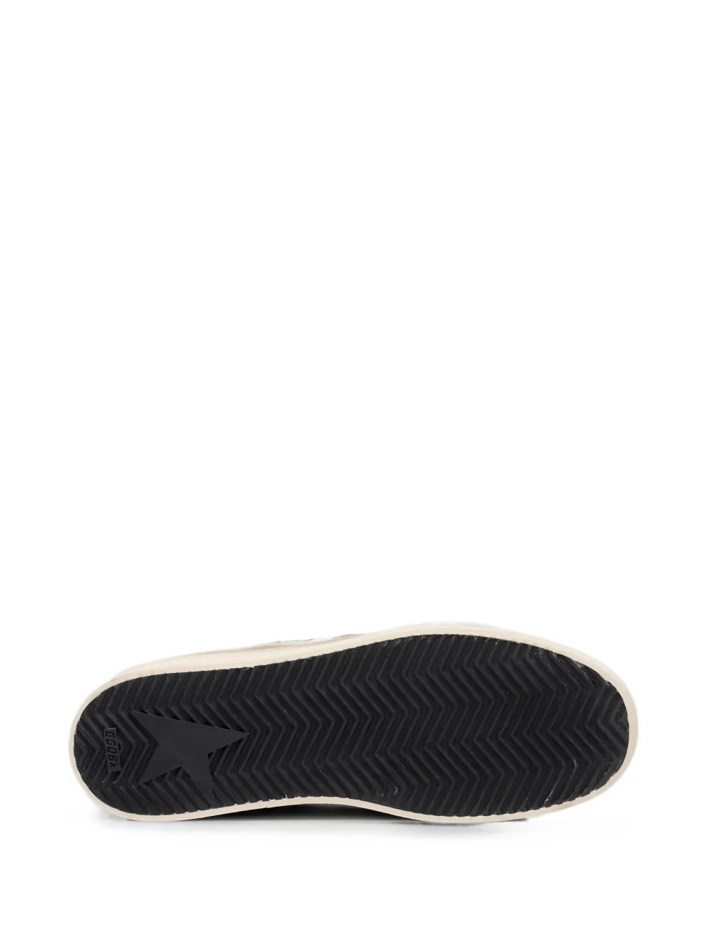 Golden Goose Stardan suede upper suede and star laminated leather heel sneakers Groen