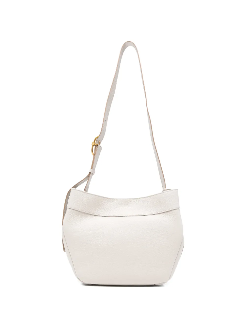GIANNI CHIARINI Selena grained-leather shoulder bag - Toni neutri