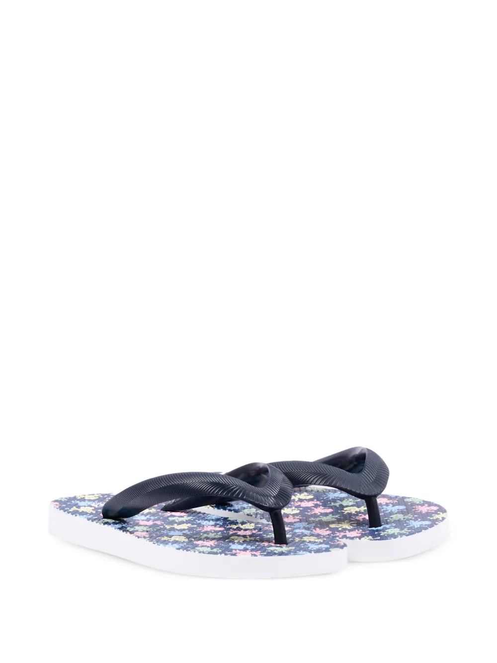 MC2 Saint Barth Kids octopus print flip flops - Blau