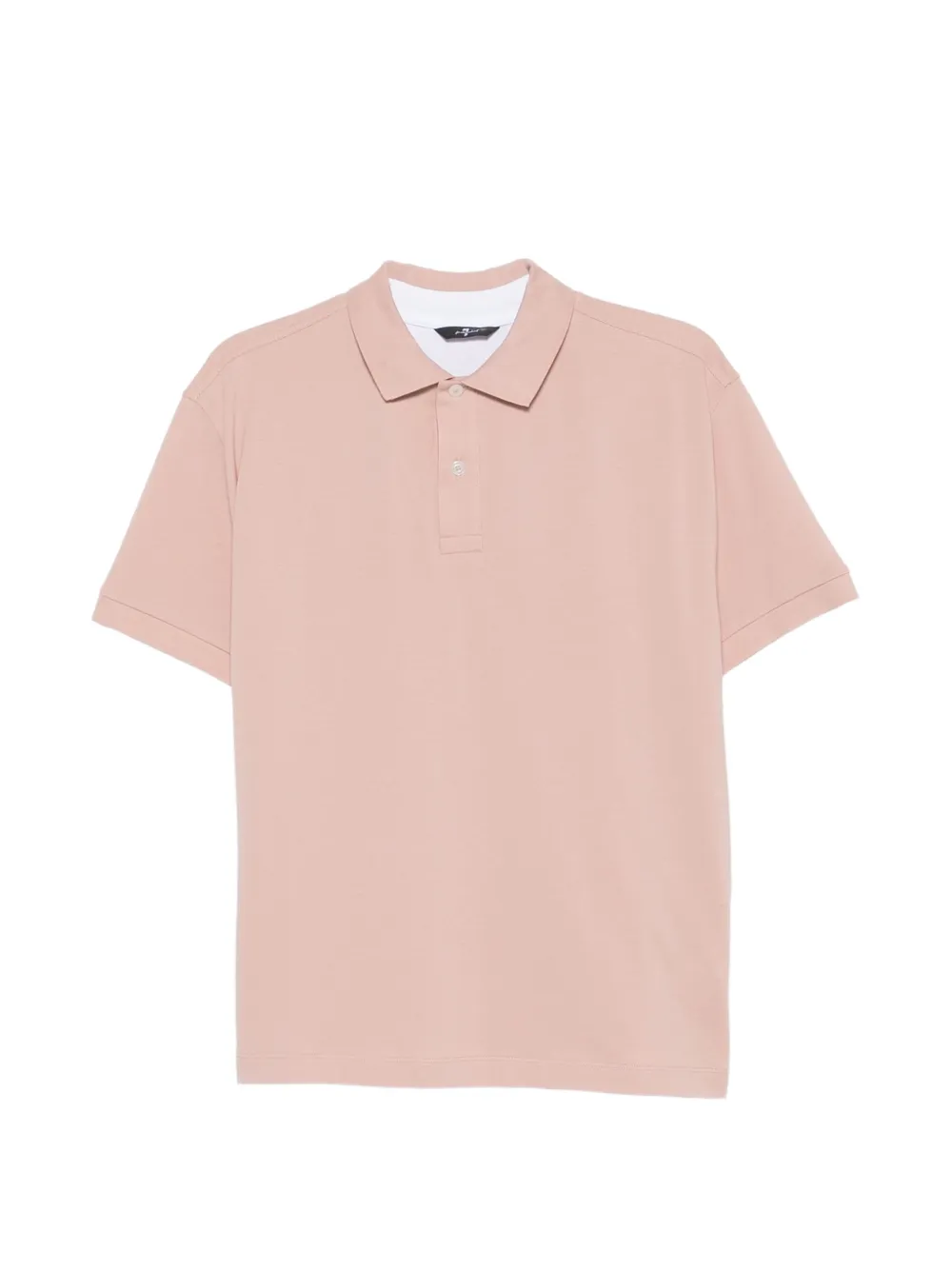 7 For All Mankind layered-effect polo shirt - Rosa