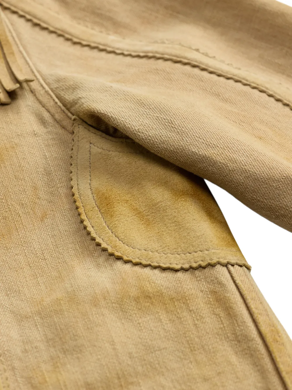 Ralph Lauren RRL Jack met franje Beige