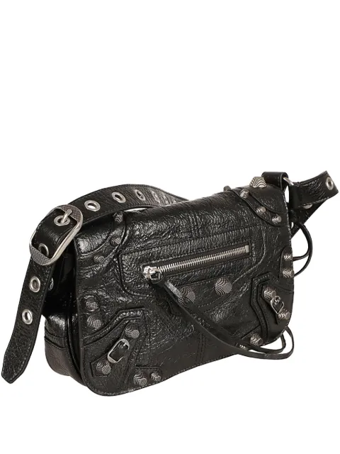 Balenciaga Arena textured-leather shoulder bag