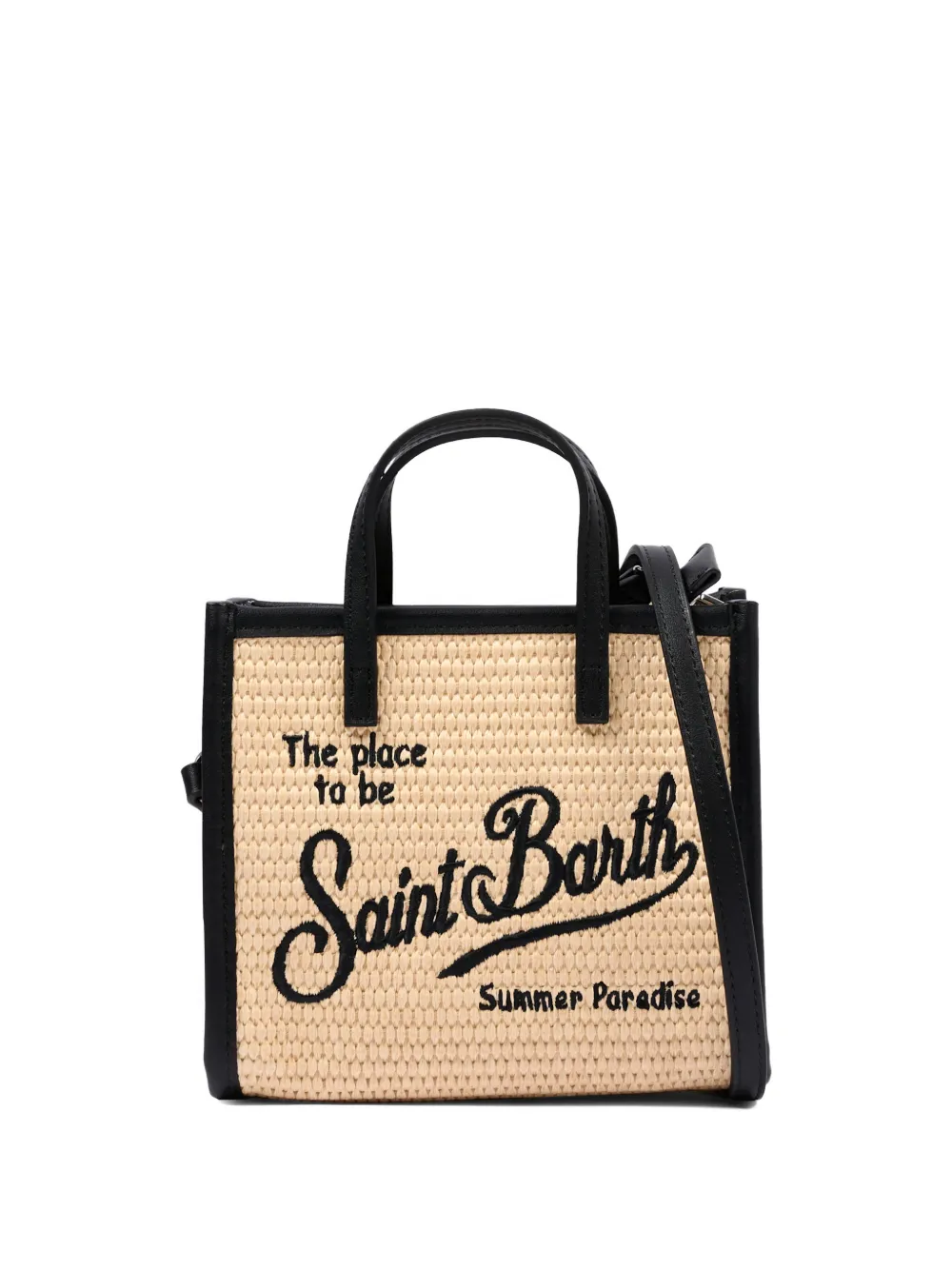 MC2 Saint Barth Kids embroidered top-handle bag - Toni neutri