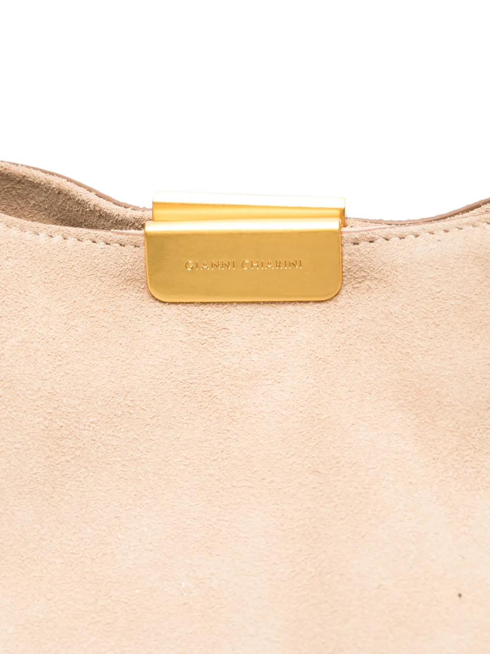 GIANNI CHIARINI Vivi suède shopper Beige