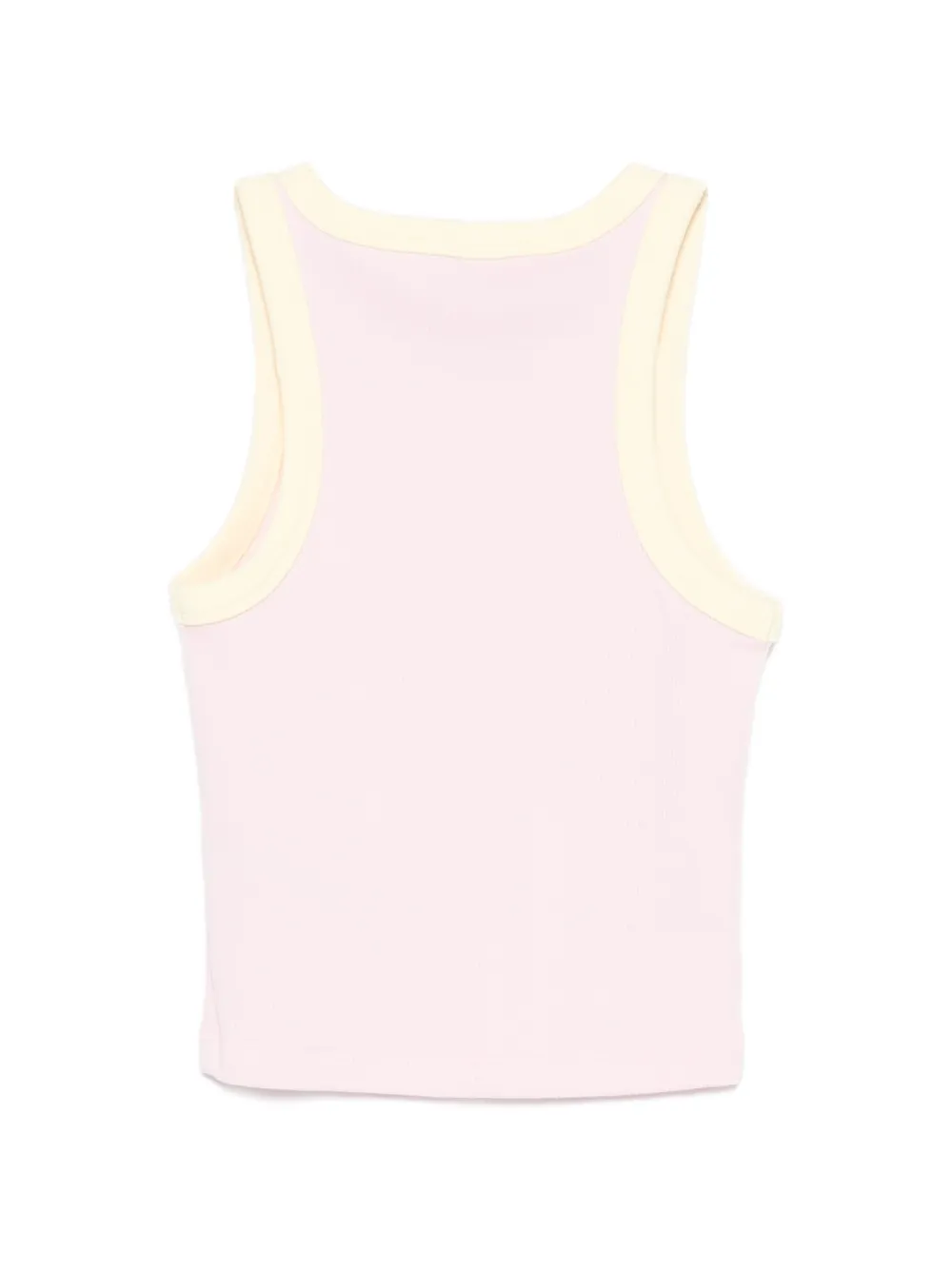 MC2 Saint Barth Kids Gestreepte geribbelde tanktop Roze