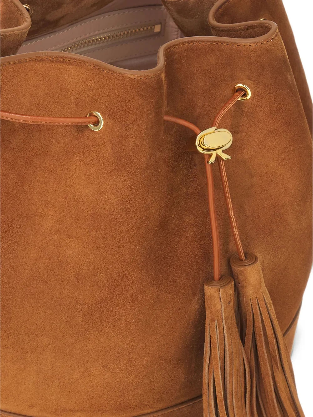 Gianvito Rossi Sienna 22 Bucket Bag in Brown, view 4