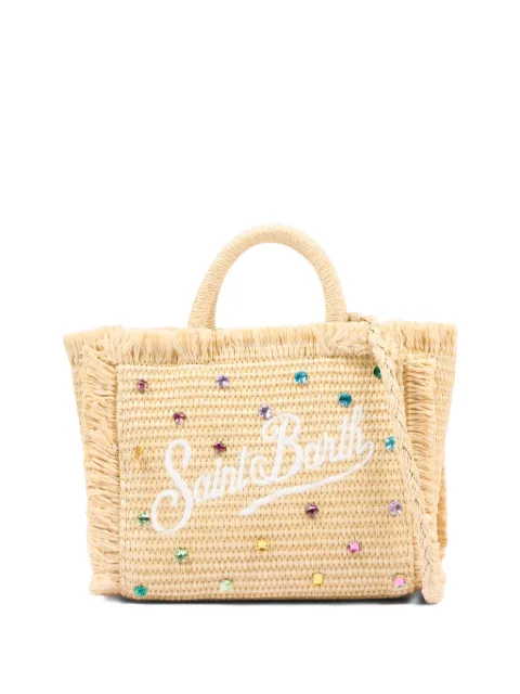 MC2 Saint Barth Kids fringed embellished tote