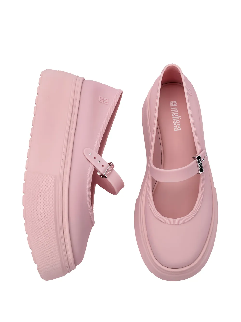 Melissa Soft Ballerina Platform ballet flats Roze
