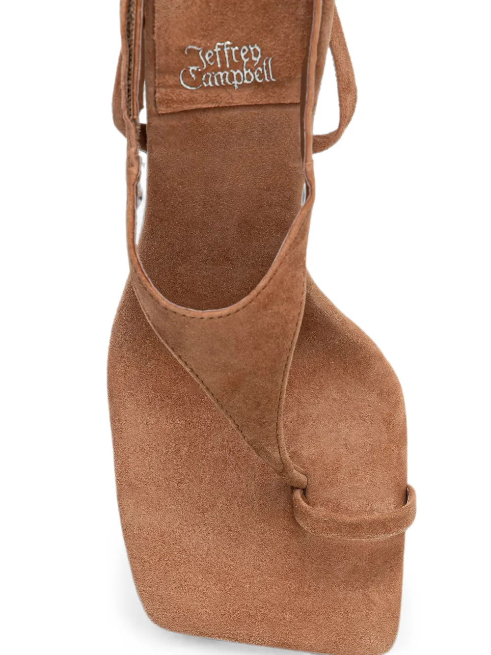 Jeffrey Campbell Bon-Bon lace-up suede sandals Bruin