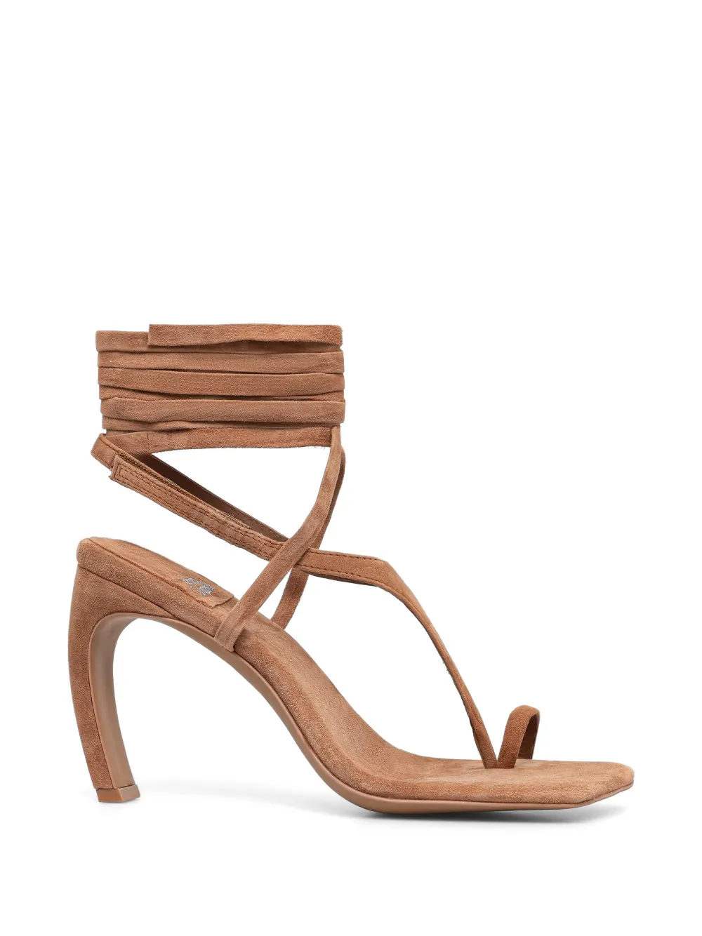 Jeffrey Campbell Bon-Bon lace-up suede sandals Bruin