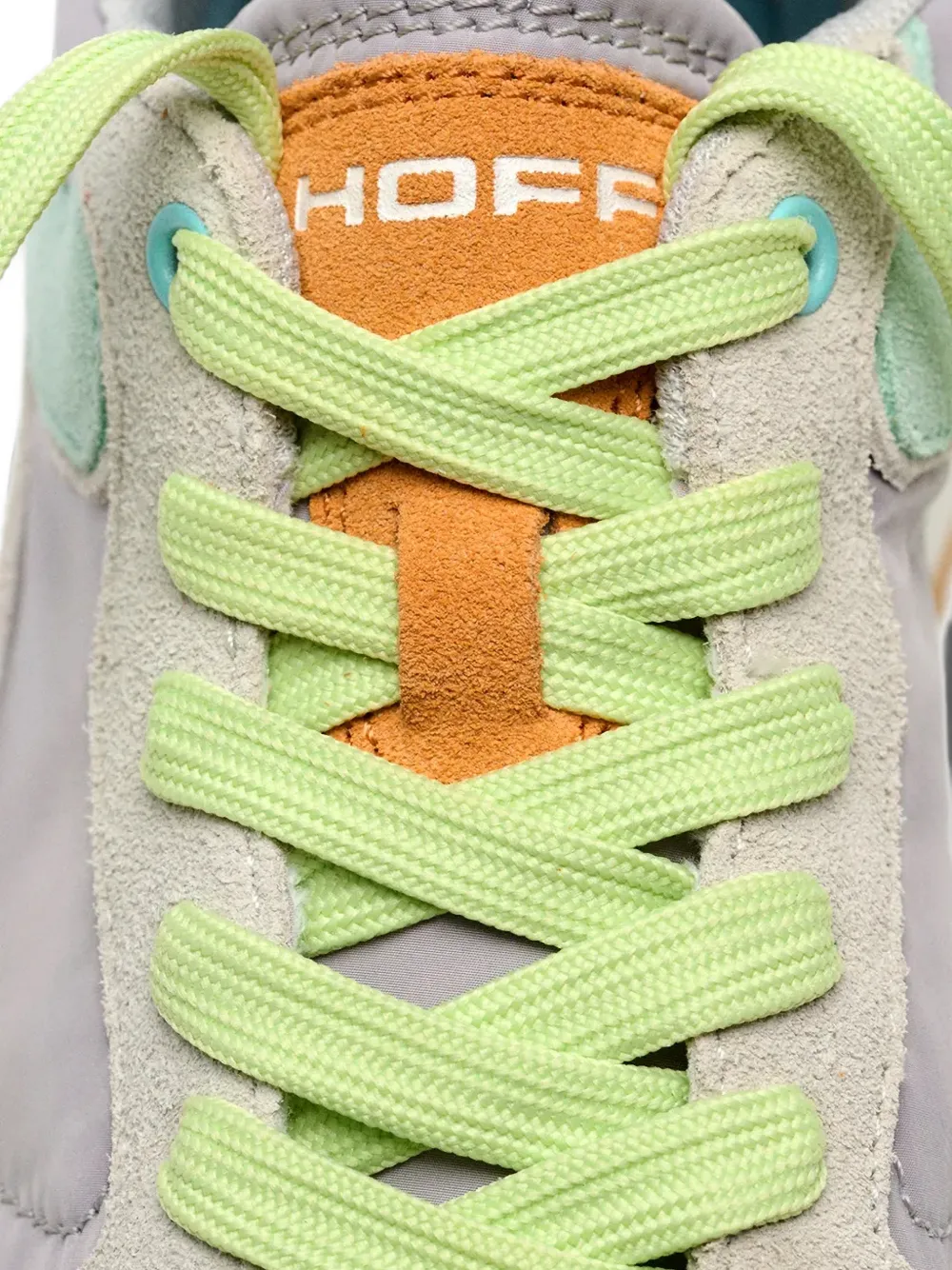 Hoff City Dopamine panelled suede-trim sneakers Paars