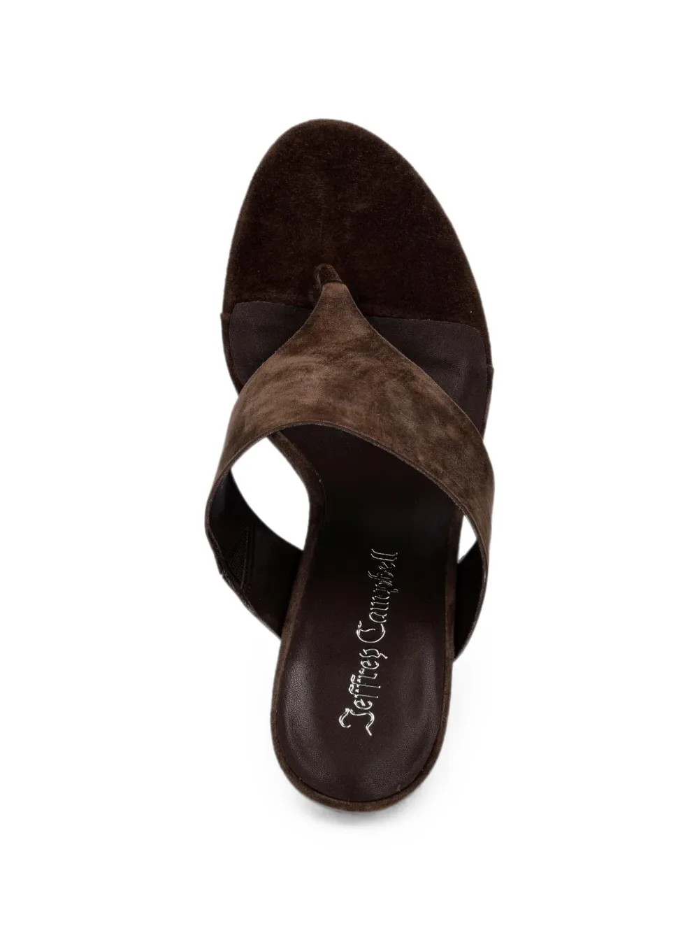Jeffrey Campbell Marilla suede thong-strap sandals Bruin