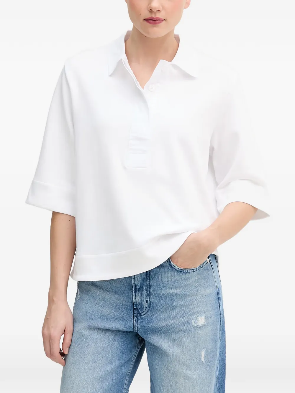 Joop! short-sleeve polo top - Bianco