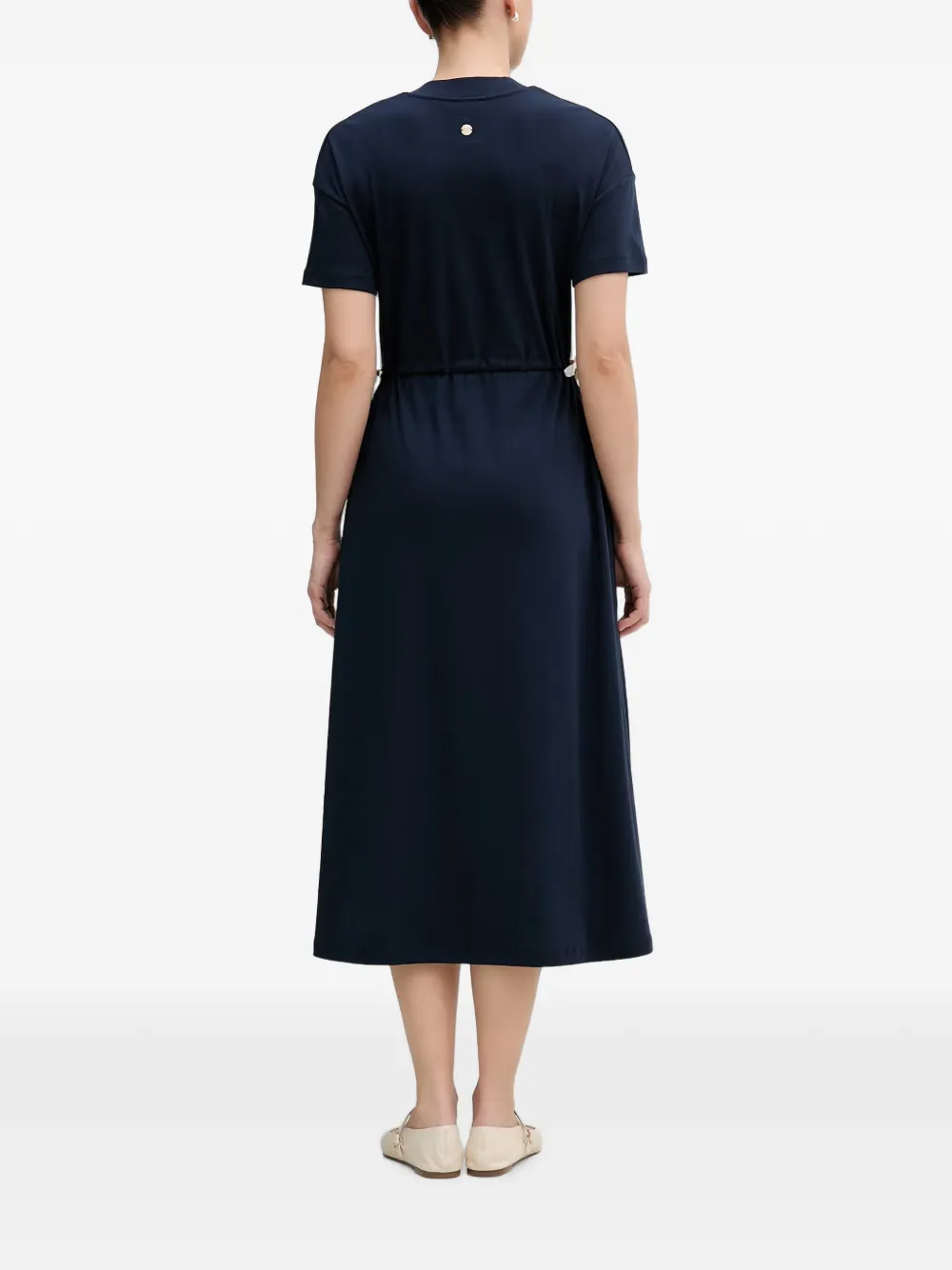 Joop! Midi-jurk met trekkoord Blauw
