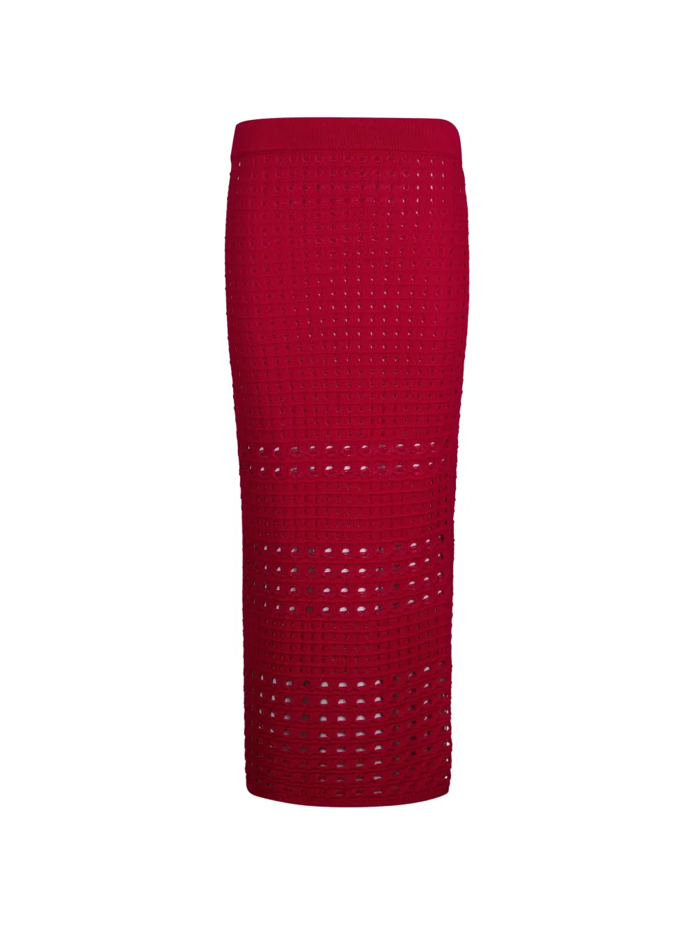 LIU JO crochet midi skirt - Rosso