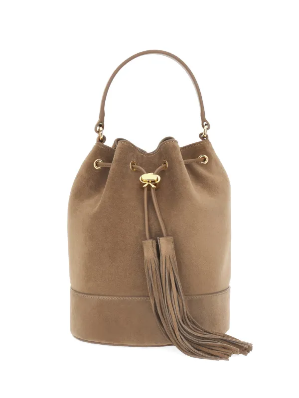 Gianvito Rossi Sienna Bucket Bag in Neutrals
