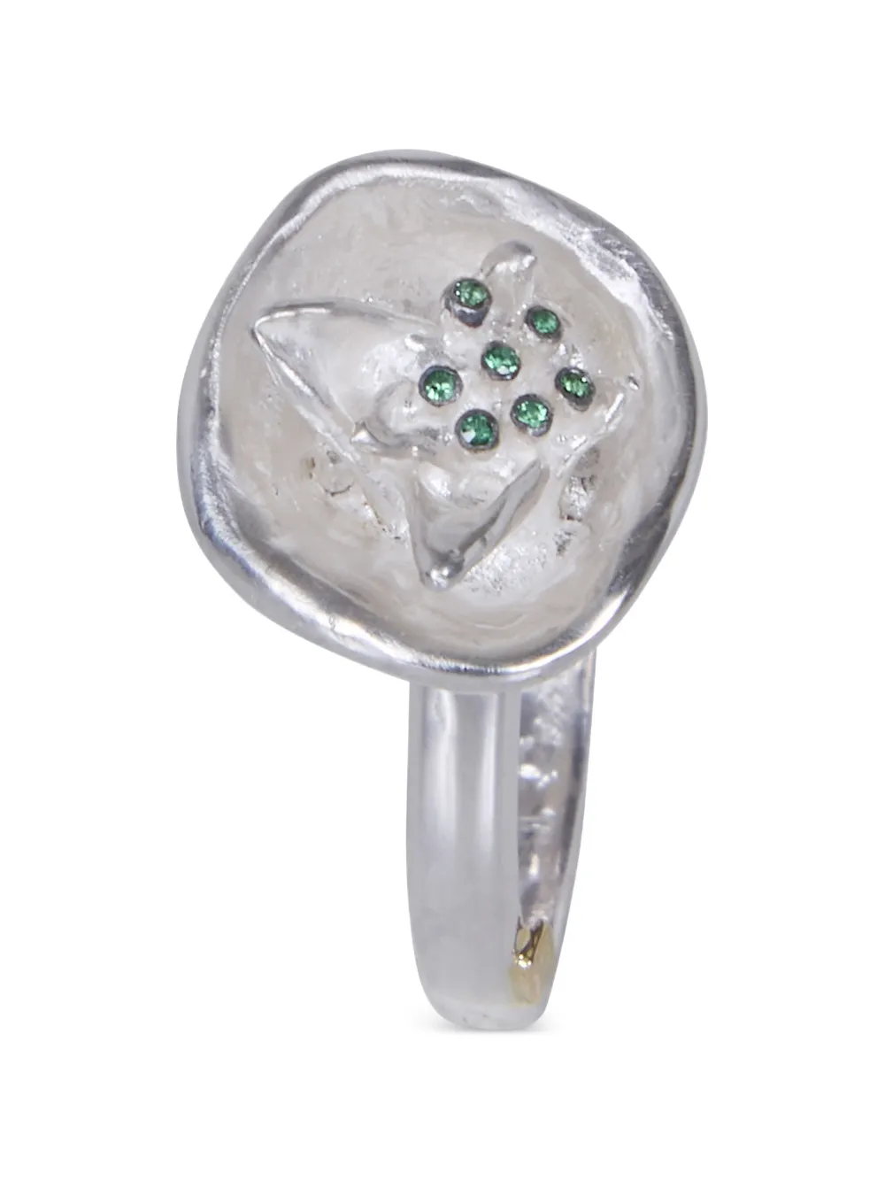 Rosa Maria emerald ring - Argento