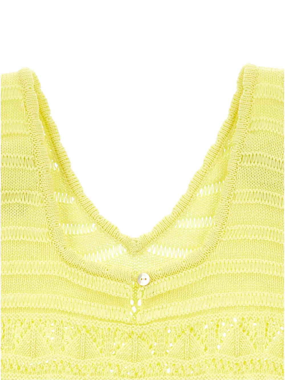 Ermanno Scervino Junior Top met V-hals Geel