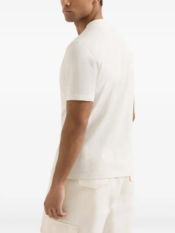 Brunello Cucinelli Cotton Jersey Crew Neck T-shirt With Print