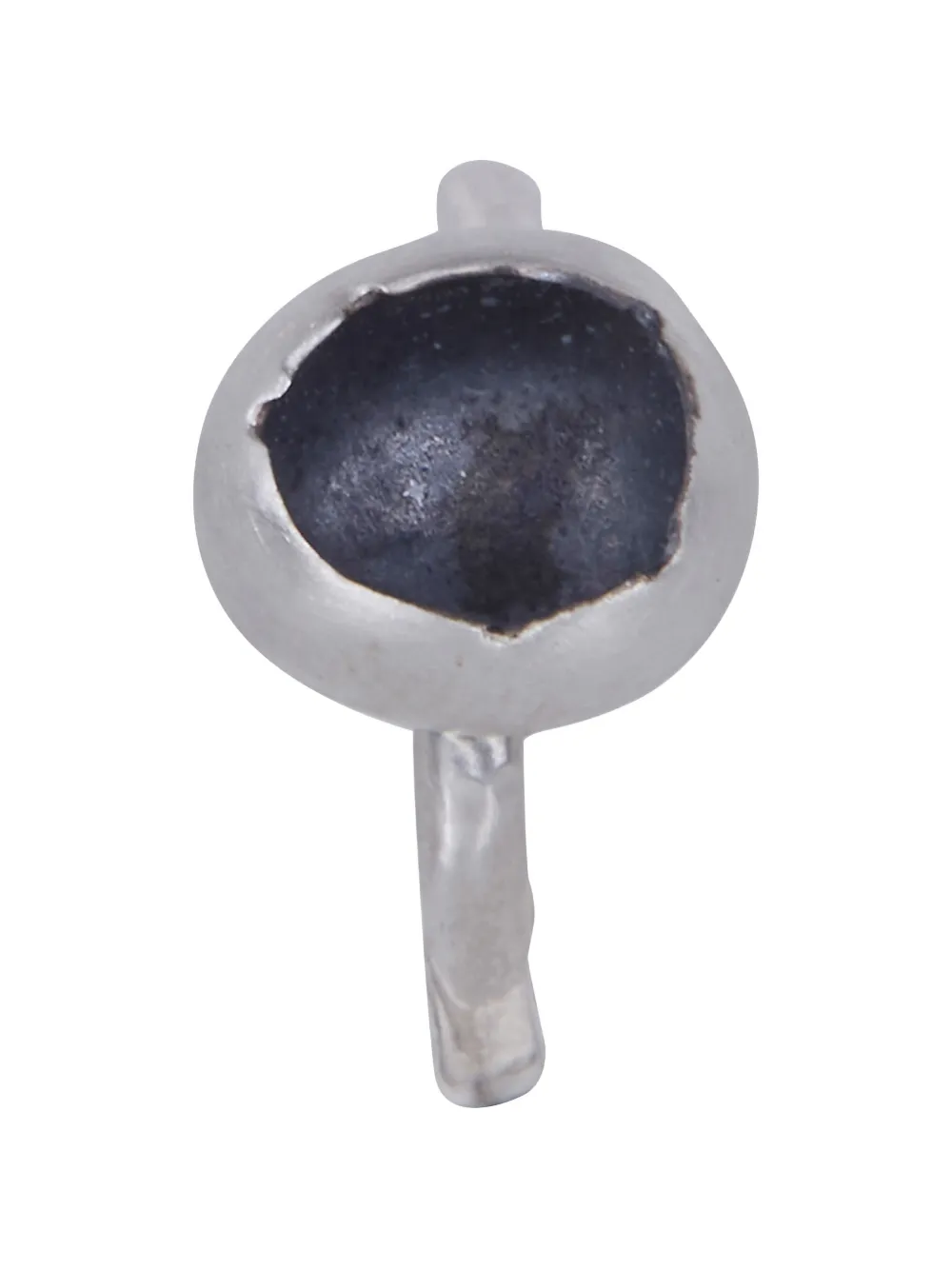 Rosa Maria hammered-effect ring - Argento