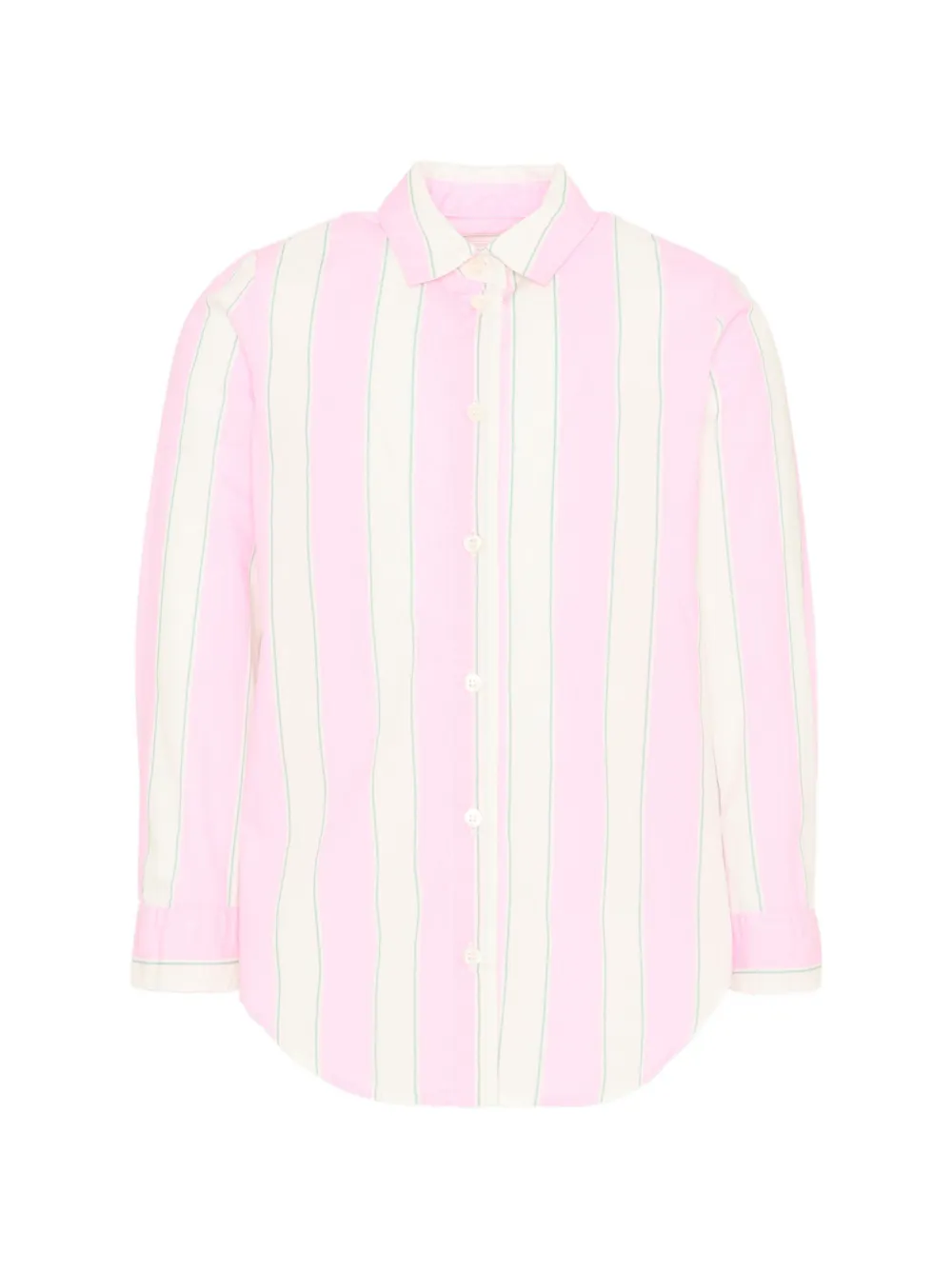 MC2 Saint Barth Kids striped long-sleeve shirt - Rosa