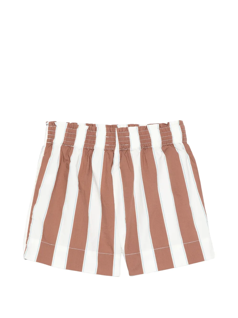 MC2 Saint Barth Kids Meave gestreepte shorts Bruin