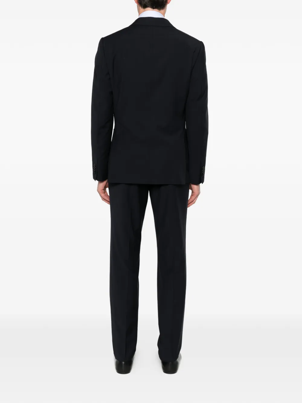 Zegna Pak met enkele rij knopen Zwart