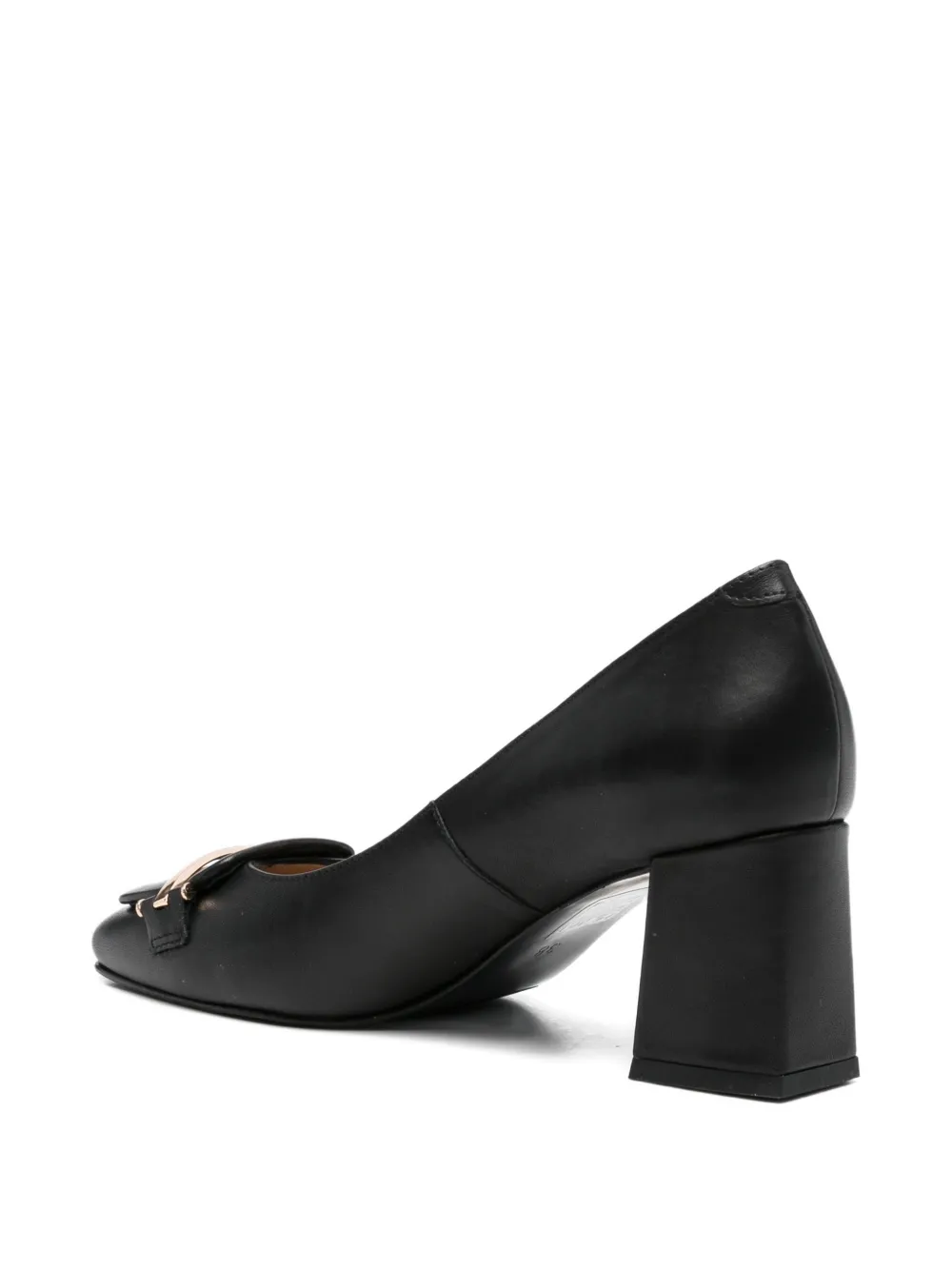 SERGIO MORETTI FIRENZE Pumps met vierkante neus Zwart