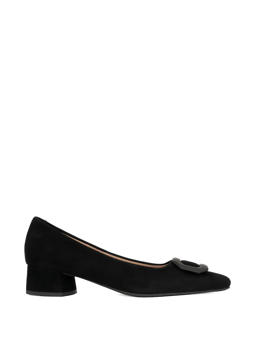 SERGIO MORETTI FIRENZE buckle-detail block-heel pumps Zwart