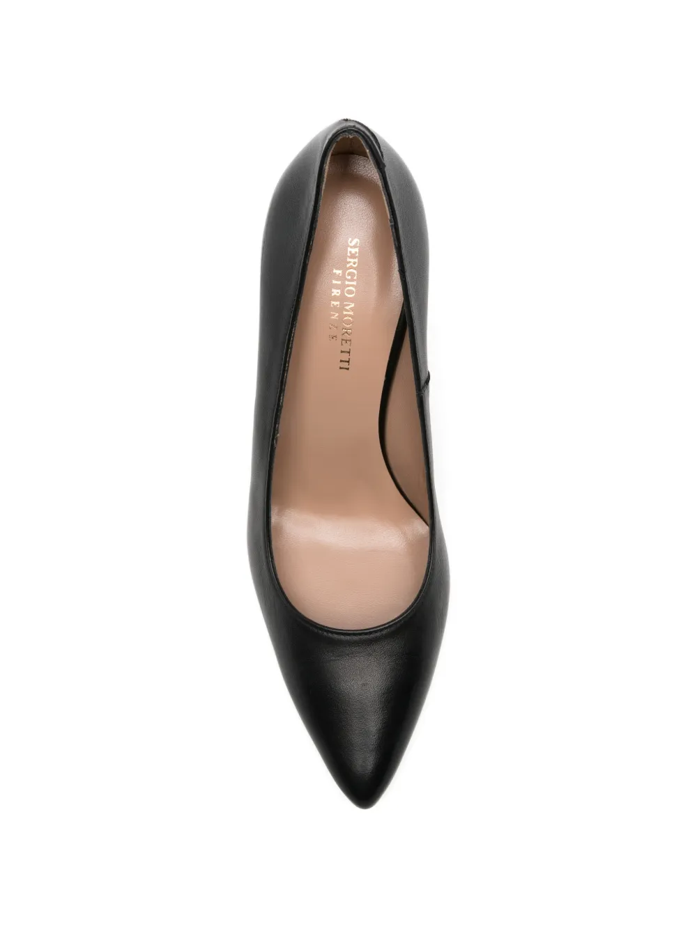 SERGIO MORETTI FIRENZE Pumps met puntige neus Zwart