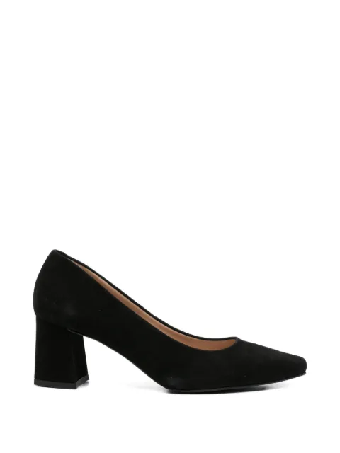 SERGIO MORETTI FIRENZE pointed-toe block-heel pumps
