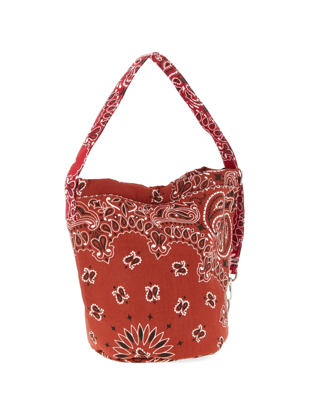Call It By Your Name Seau bandana-print bucket bag - Rosso