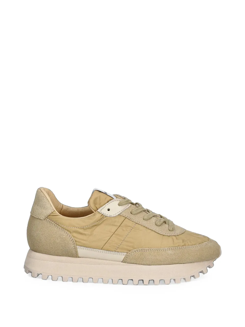 Novesta Marathon Suede-panelled Sneakers In Gold