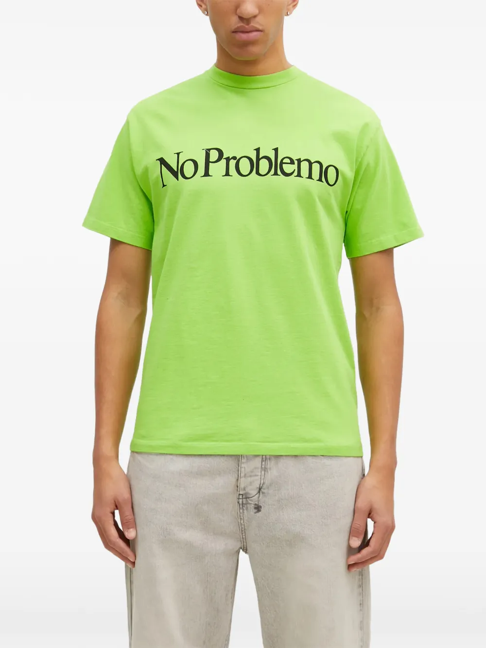 NO PROBLEMO logo-print T-shirt