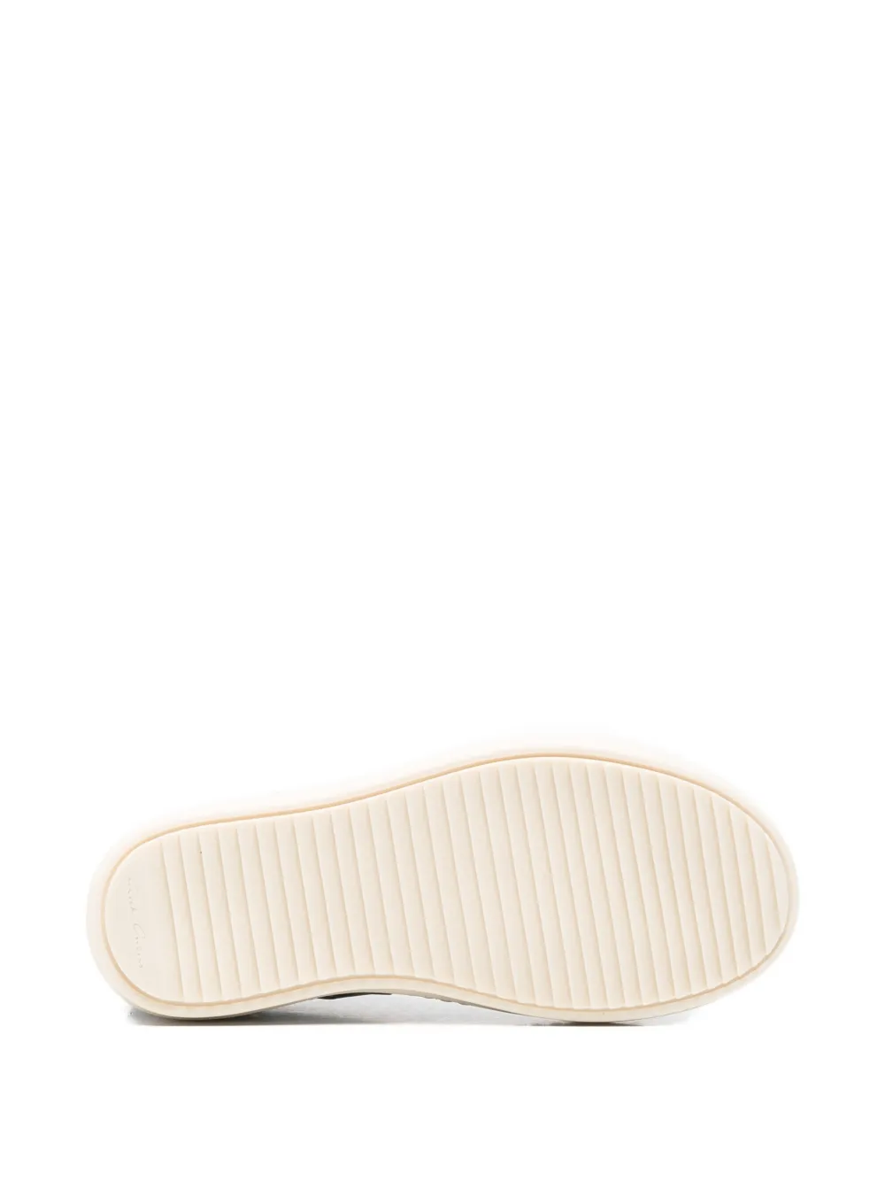 Rick Owens Kids high-top zip leather sneakers Grijs