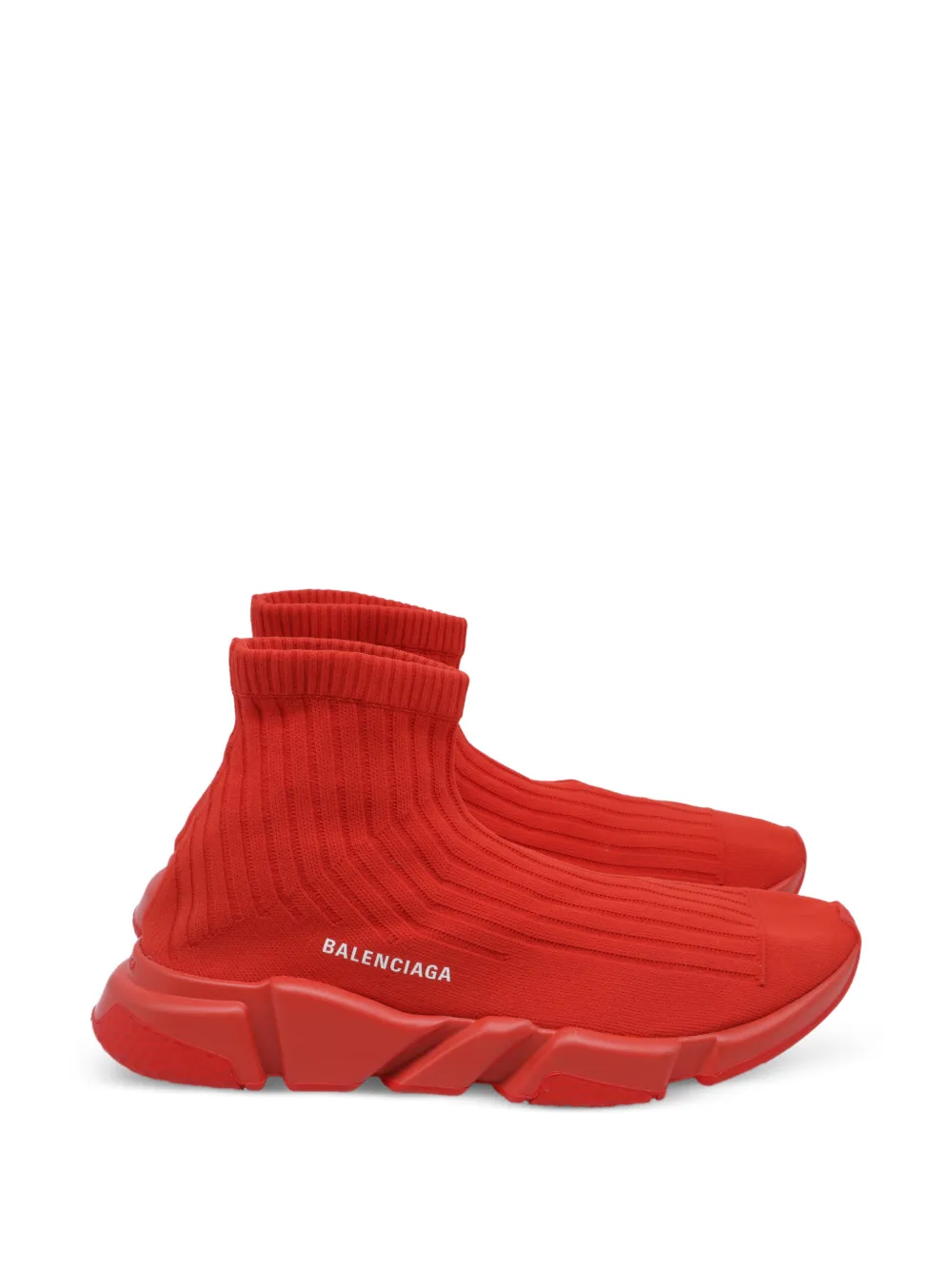 Balenciaga Pre-Owned Speed knit-sock sneakers - Rosso