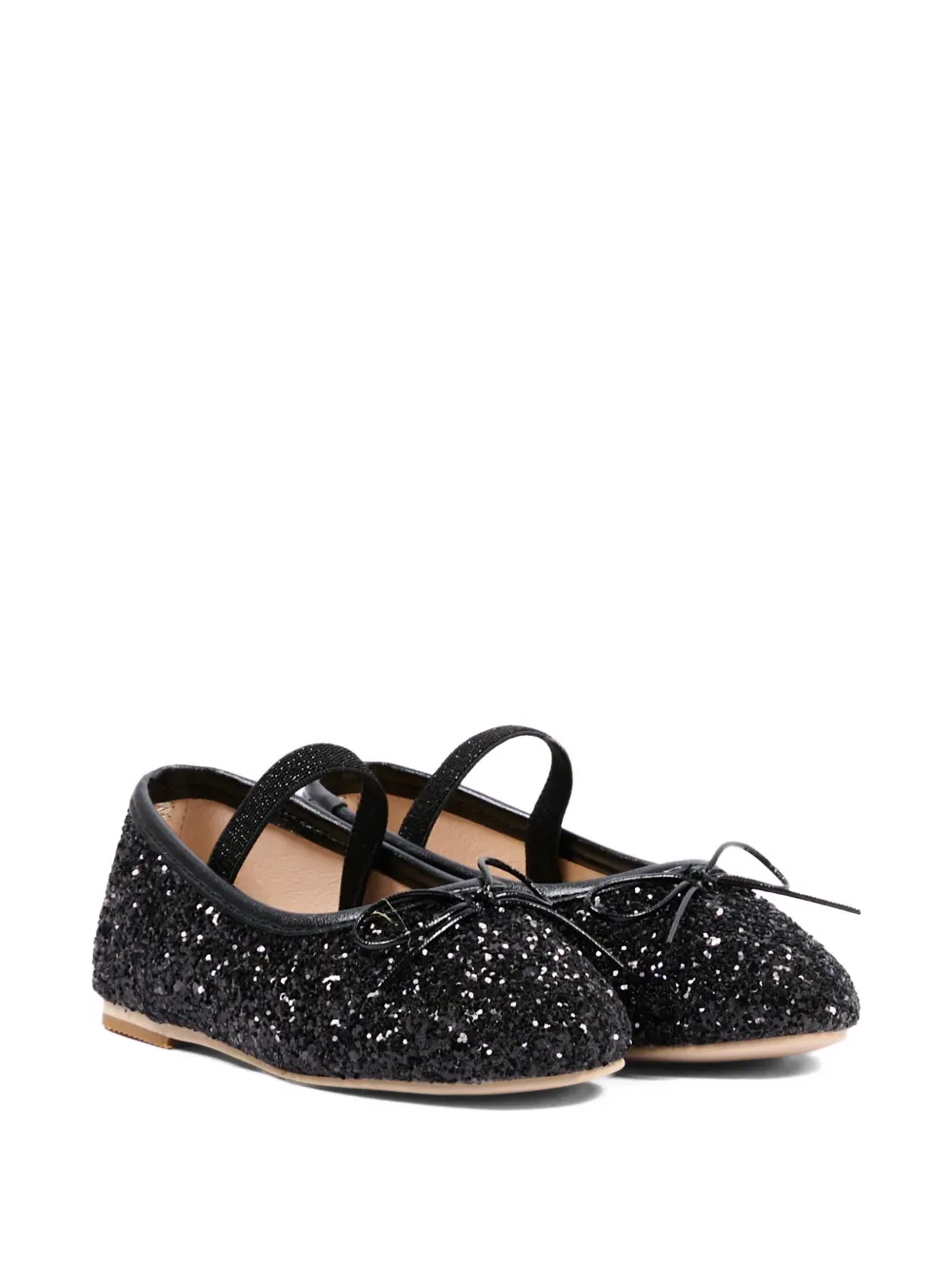 Colors Of California Ballerine con glitter - Nero