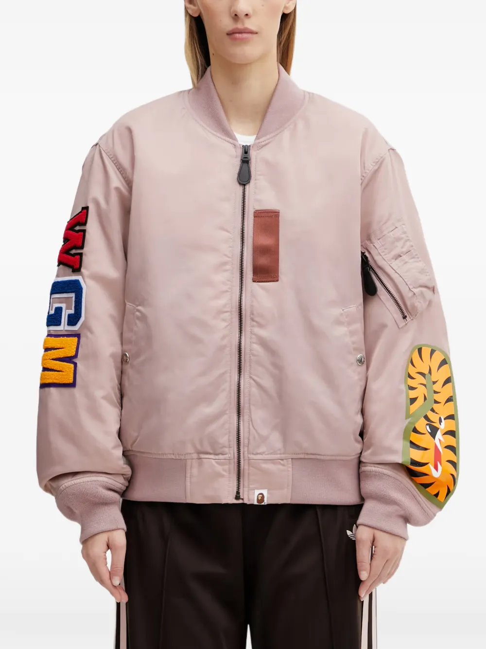 A BATHING APE® Bomber con applicazione - Rosa