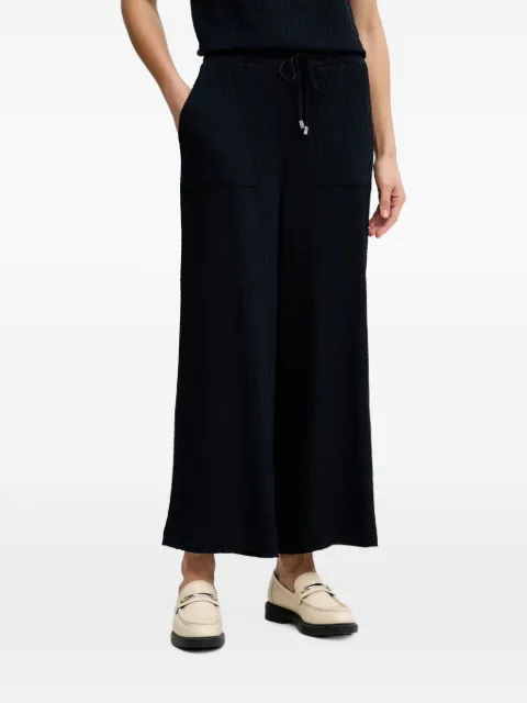 Joseph Ribkoff crinkled-effect drawstring palazzo pants