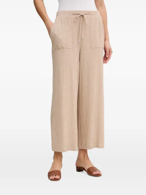 Joseph Ribkoff crinkled drawstring palazzo pants